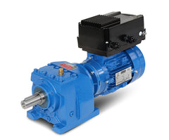 SEVA- MV-F002-801-4 - 0.55KW – 13 to 150 rpm helical gear + frequency inverter motor Alpha