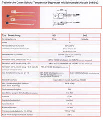 SEVA-Thermal sensor opener NAT 130°C 1-way up to BG63