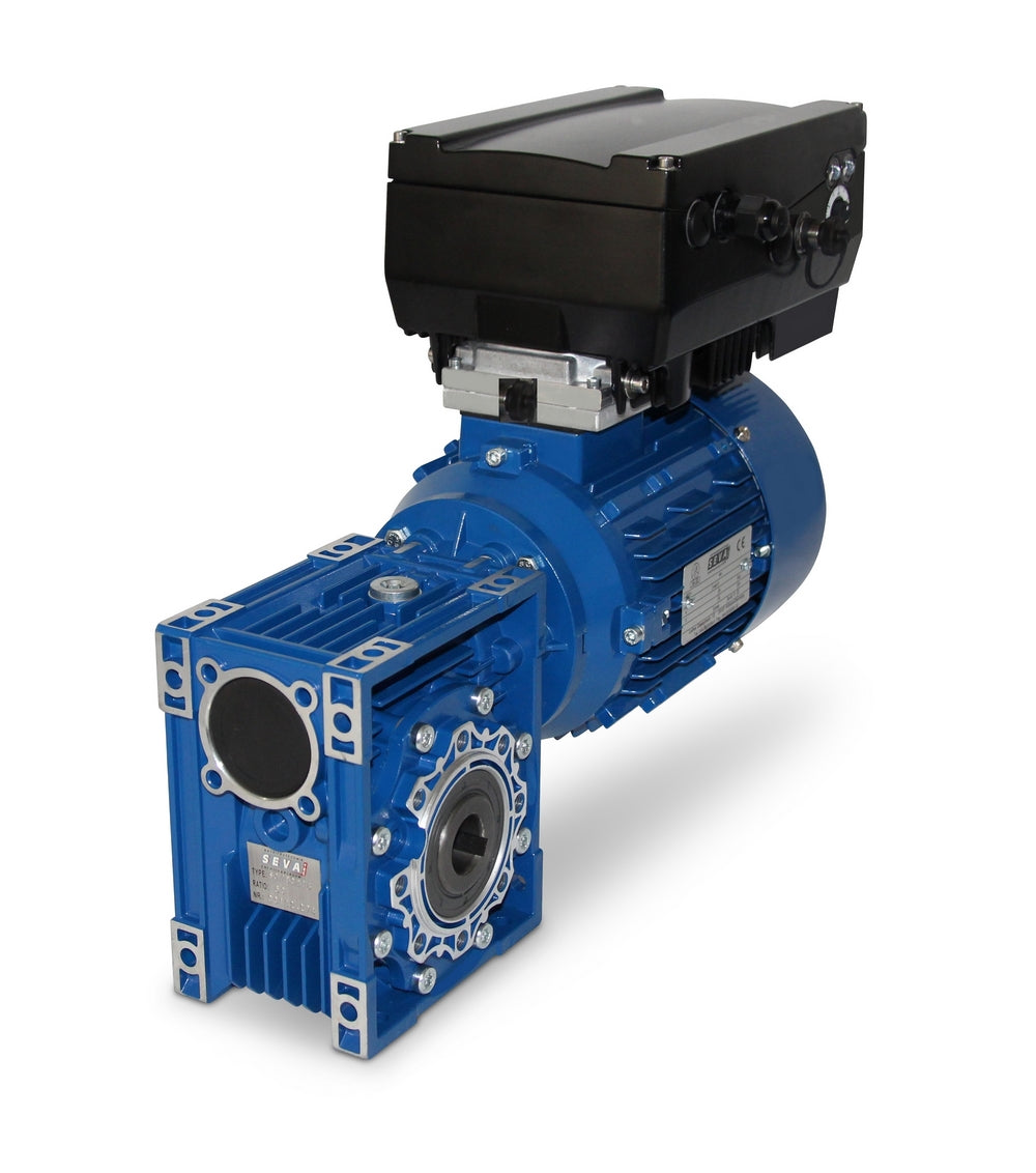 SEVA- CMRV 130-100L2-4 - 3 KW - 4 to 42 rpm - Worm gear + FU motor ED400