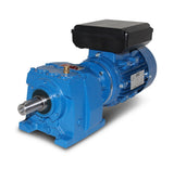 230V-mulighed 0,12 kW 6-polet til cylindriske gearmotorer
