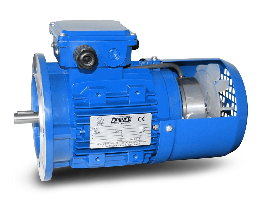 Three-phase brake motor 132S-5.5 kW-4pole-B5