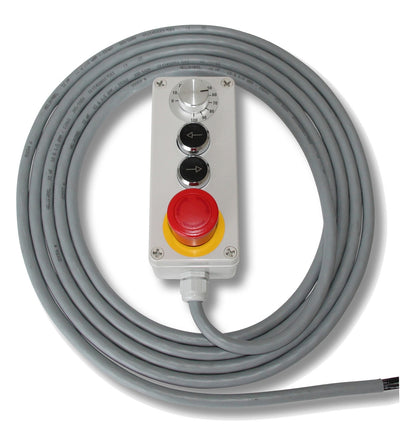 Interrupteur SEVA droite/gauche, potentiomètre, arrêt d'urgence pour FU