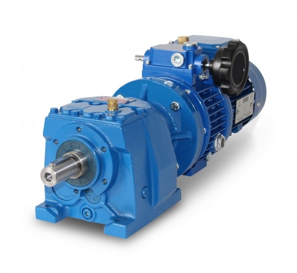 SEVA-MV-F002/B5+V05-71-4 - 0,37 kW – 26-127 rpm Helical geared motor speed variator