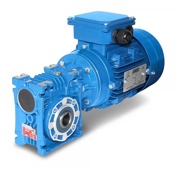 SEVA- EV 040-631-0,12 kW-27 Upm Schneckengetriebe + AC-Motor