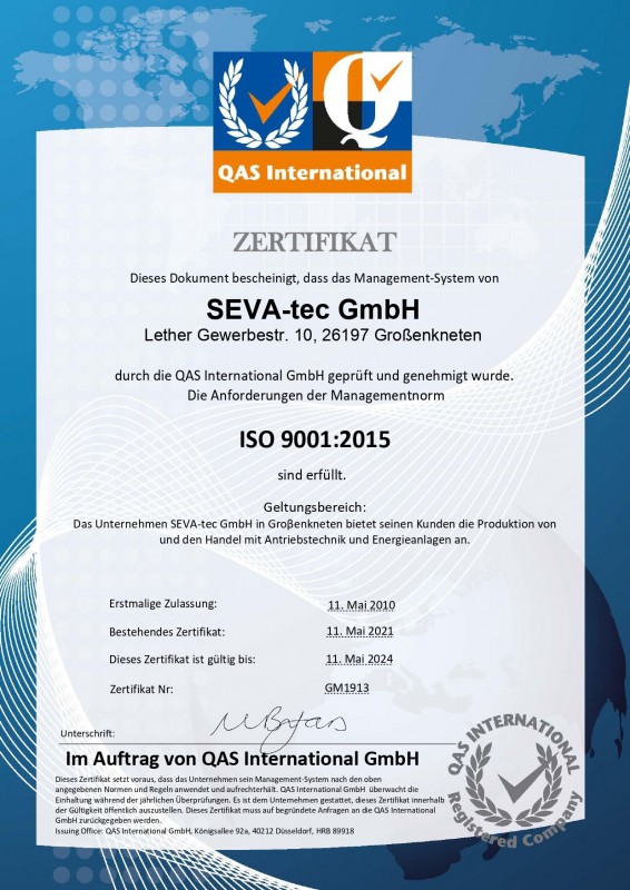 ISO9001 SEVA