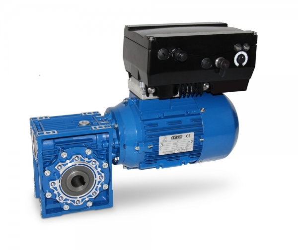 Frequenzumrichter + Schneckengetriebemotor