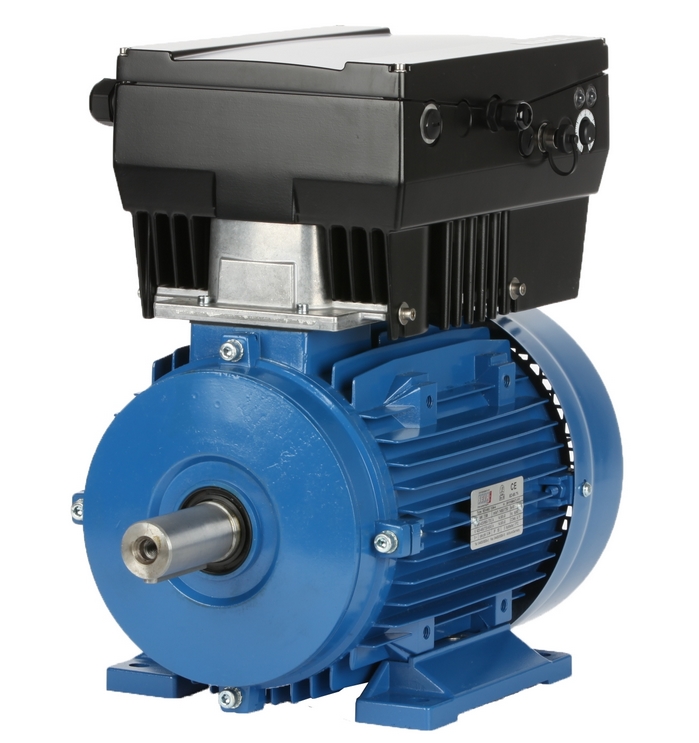 AC- Motor mit Frequenzumrichter